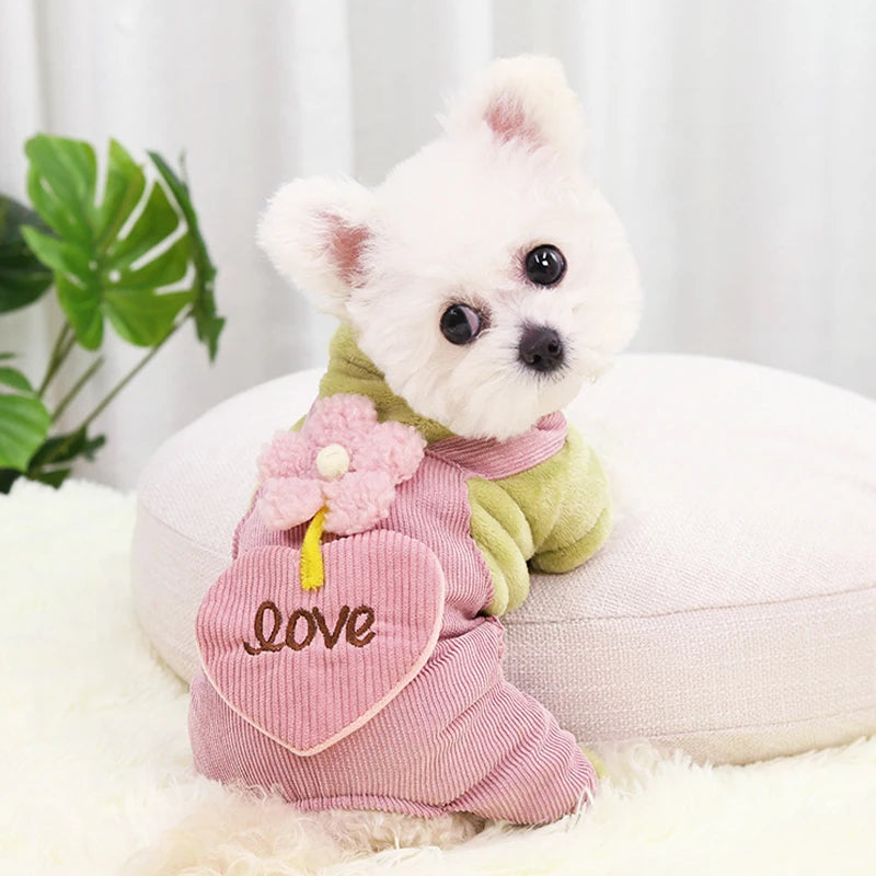 Pet Dog Clothes Autumn Winter