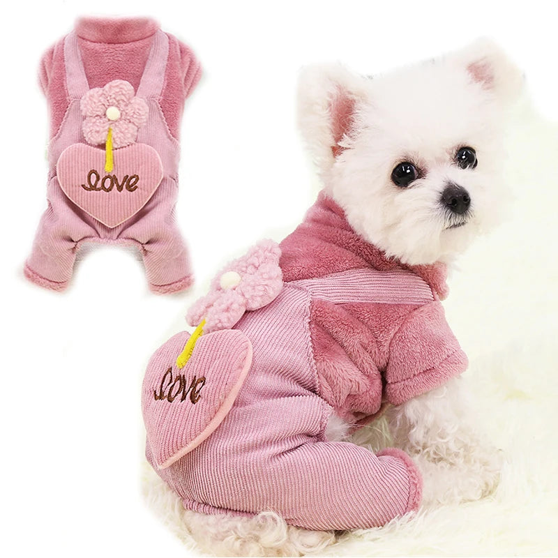 Pet Dog Clothes Autumn Winter