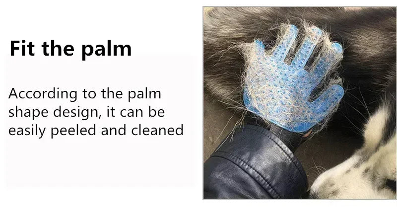 Cat and Dog Grooming Brush Gloves