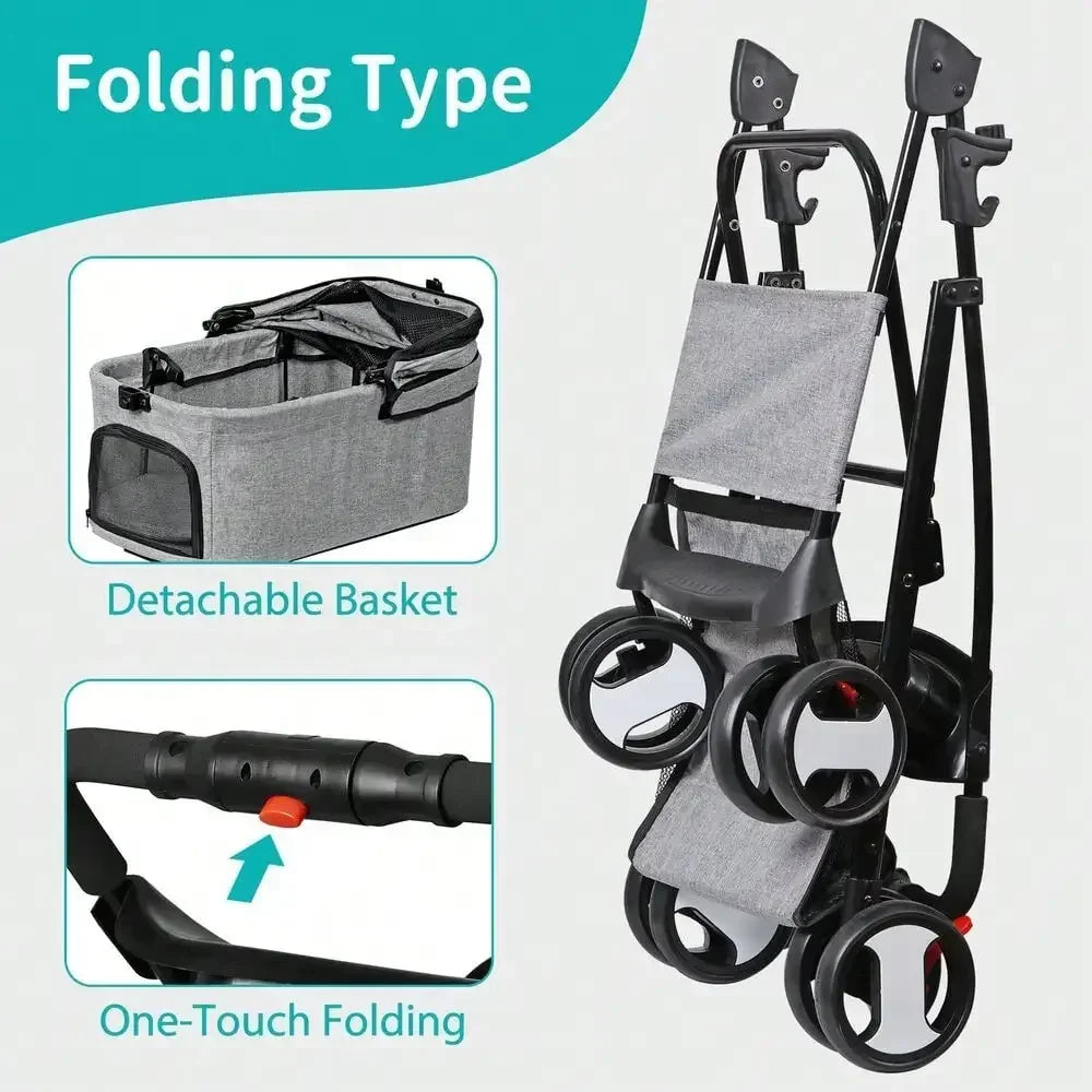 WL Pet Stroller Folding